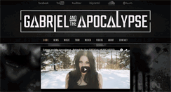 Desktop Screenshot of gabrielandtheapocalypse.com