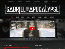 Tablet Screenshot of gabrielandtheapocalypse.com